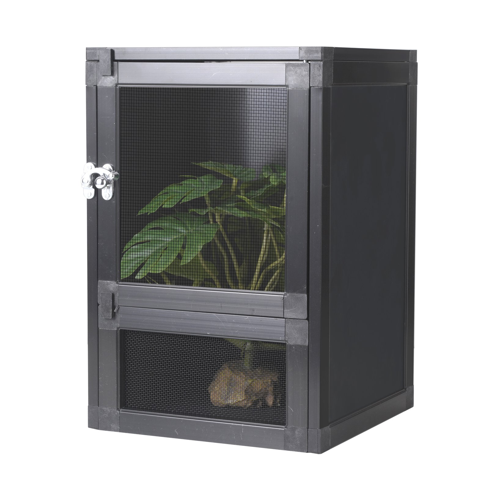 Black PVC with screen door